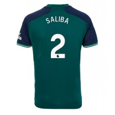 Arsenal William Saliba #2 Tredjedrakt 2023-24 Kortermet